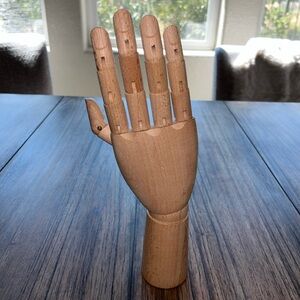 Wooden Articulated Hand Model